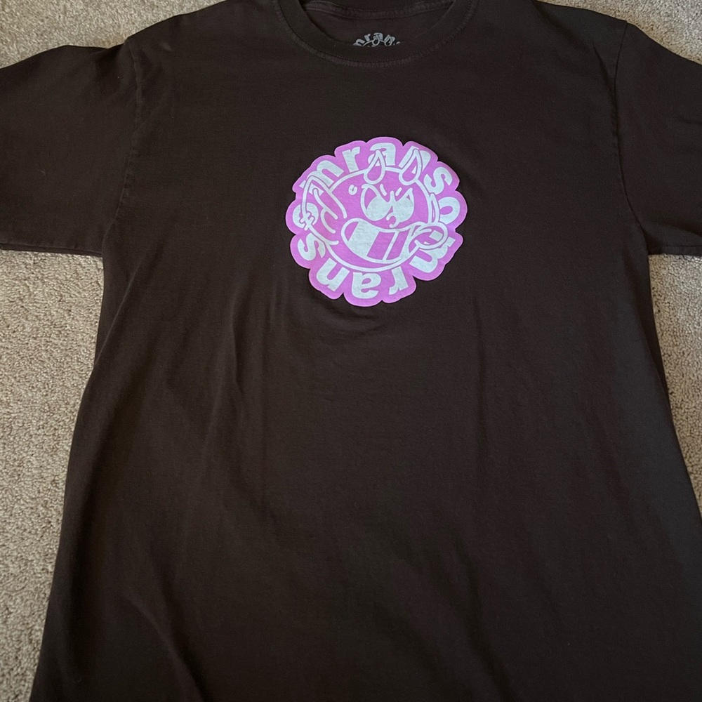 brown and pink ransom tee